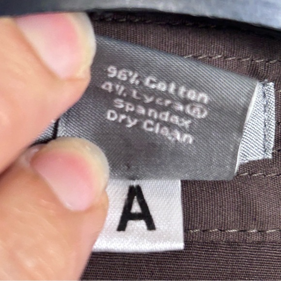 Ann Taylor wrap dress size 16 brown shirt dress sleeveless work office longline - Picture 8 of 9